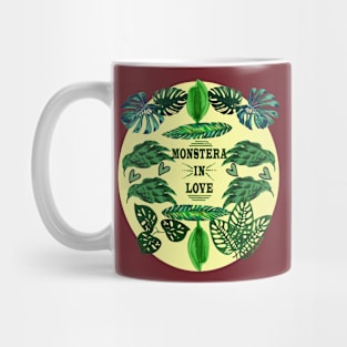 monstera in love Mug